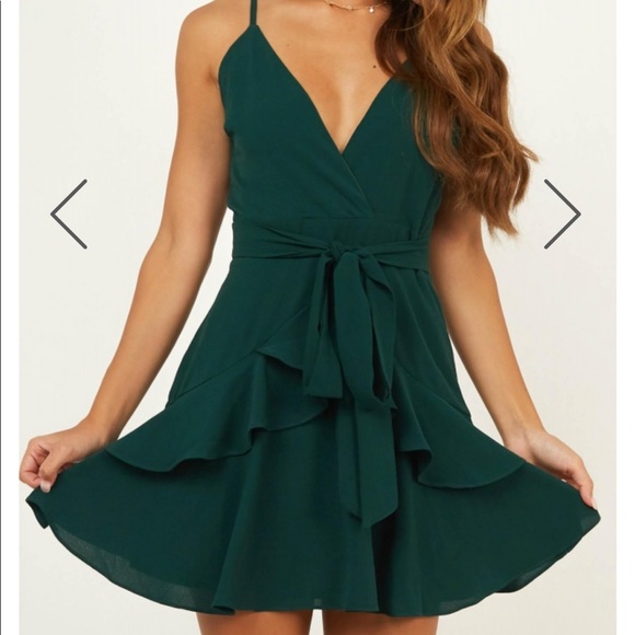 showpo green dress